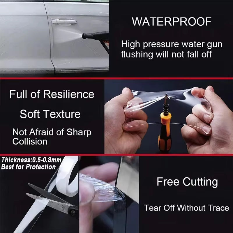 Door Sill Protector Film – Clear Anti-Scratch Edge Tape – image 4