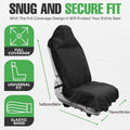 Universal Car Seat Towel Cover - Waterproof Non-Slip Front & Rear Seat Protector