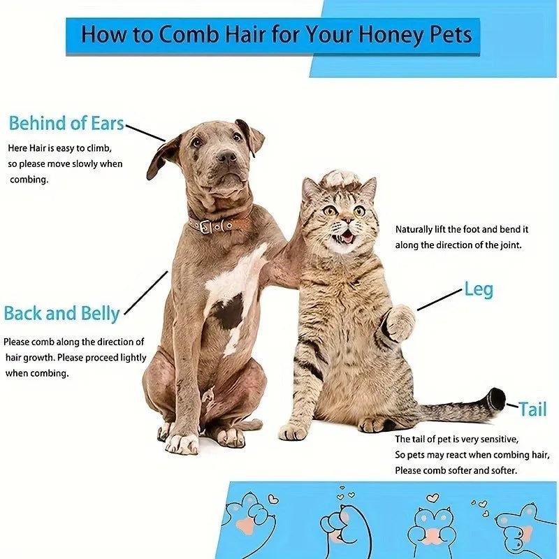 Self-Cleaning Slicker Brush - Round-Tip Pins for Dogs & Cats – image 6