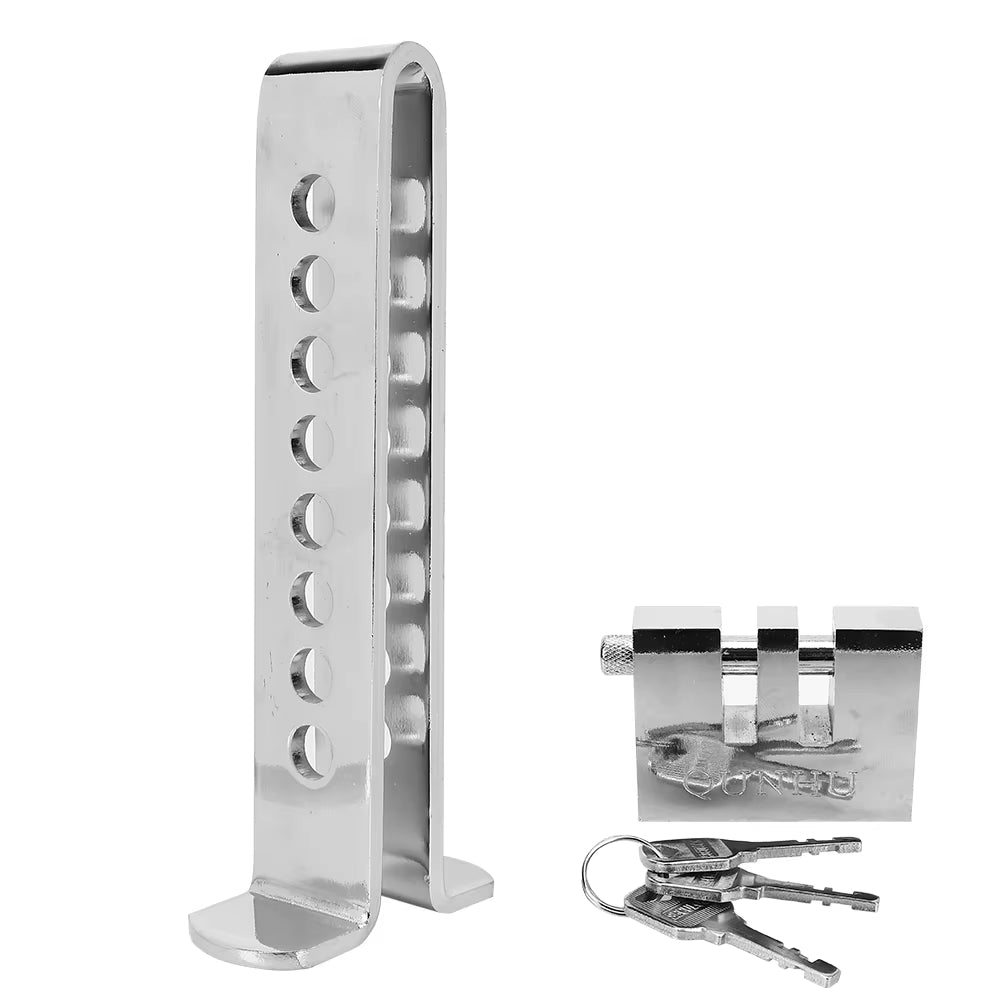 Steel Car Pedal Lock – Clutch & Brake Anti-Theft Lock with 3 Keys