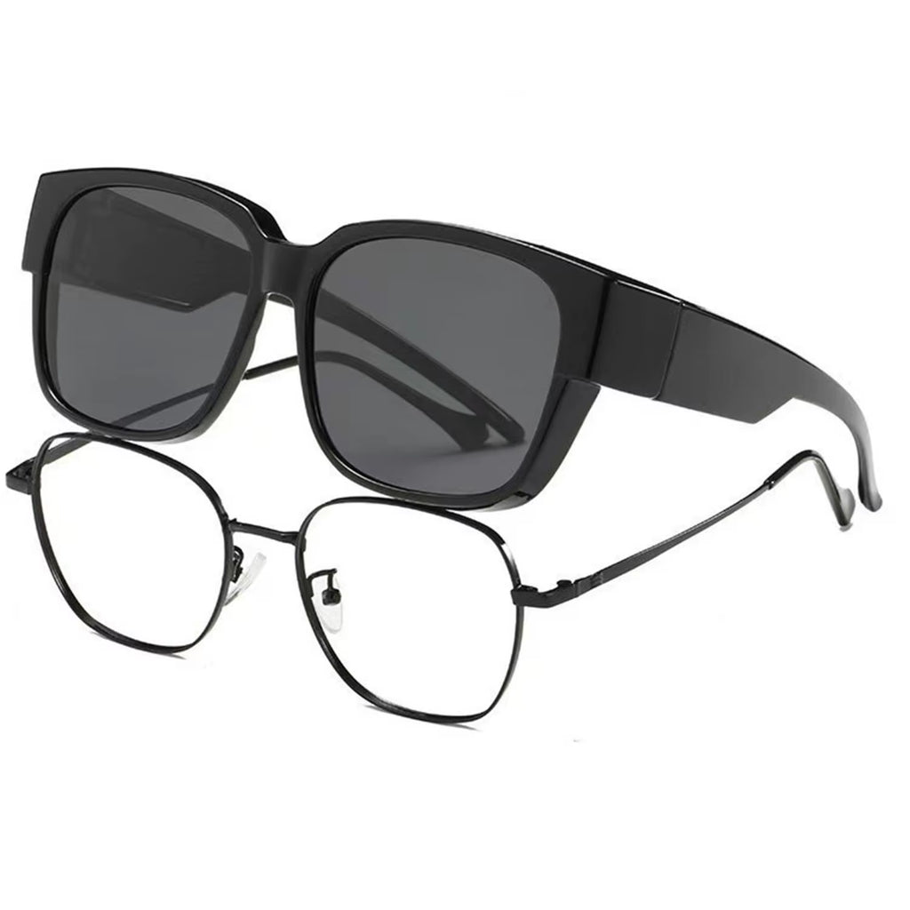 Fit-Over Sunglasses Polarized Oversized Square Frame – image 4