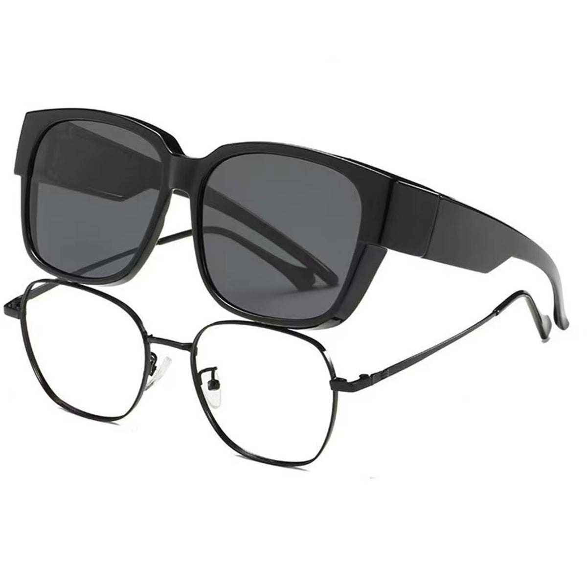 Fit-Over Sunglasses Polarized Oversized Square Frame – image 4