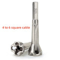 Wire Twisting Tool - Quick Connect Electrical Wire Stripper and Twister for Drill