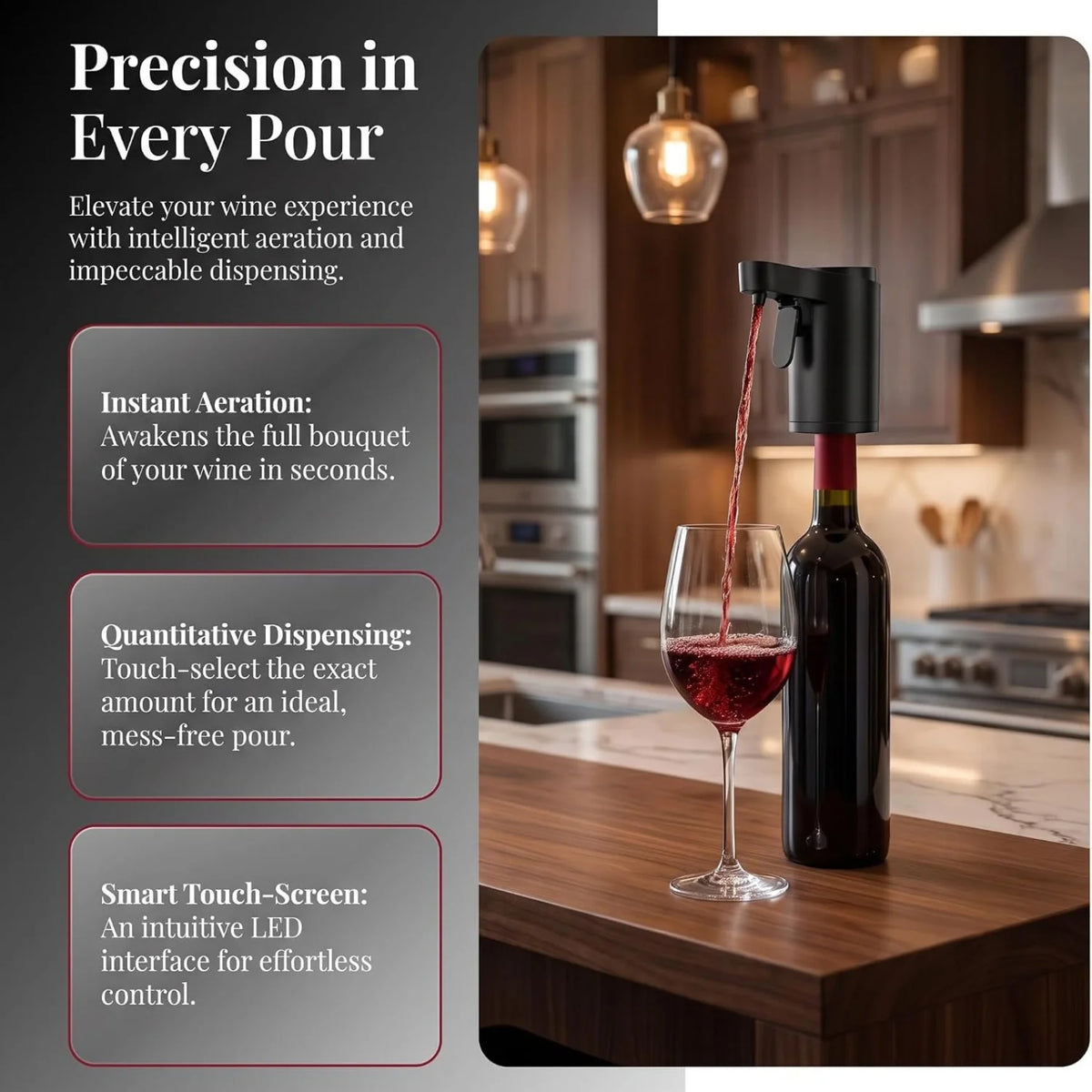Electric Whisky Dispenser – Rechargeable Bottle Pourer – image 2