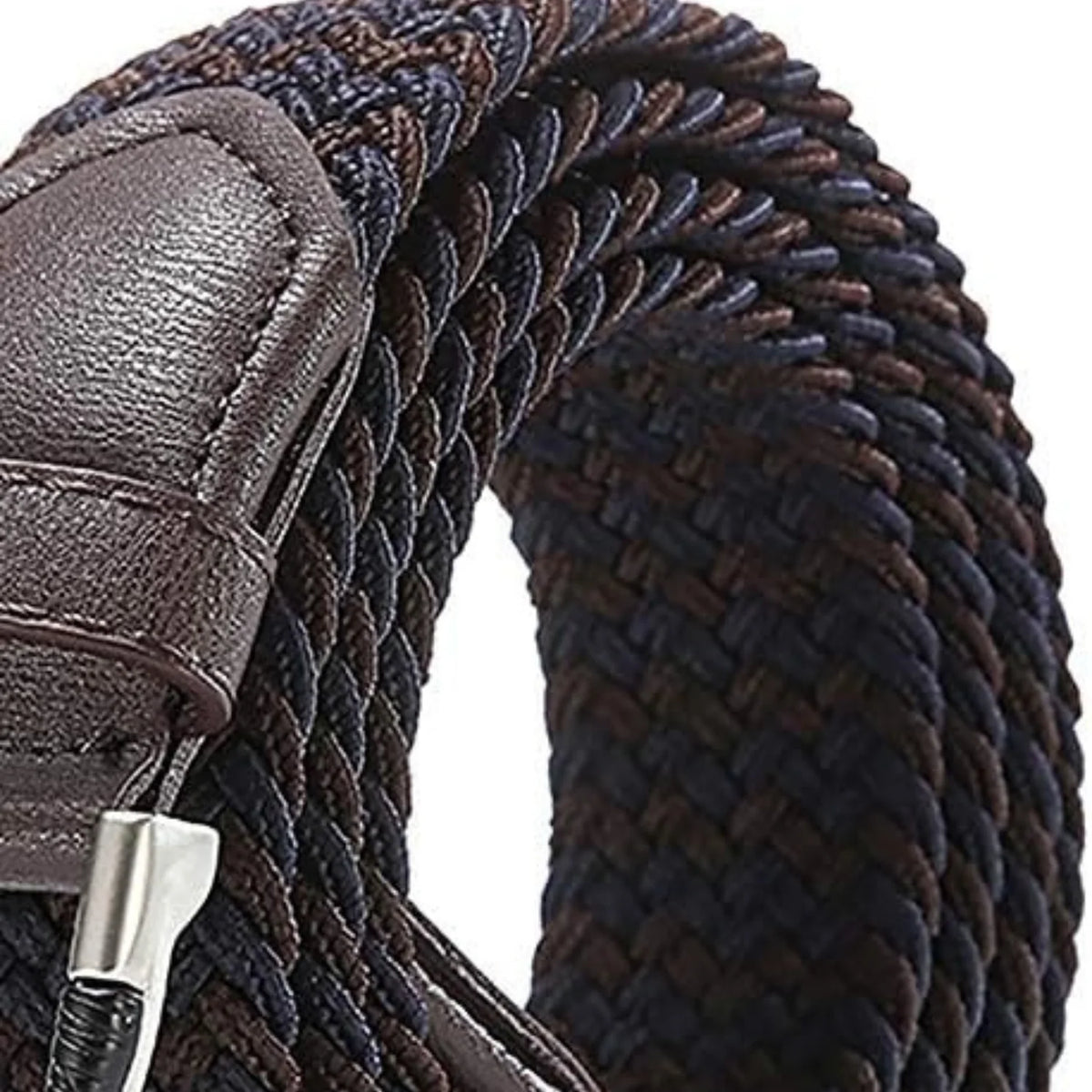 Elastic Braided Belt, Woven Stretch Belt for Women and Men, 41 in – image 2