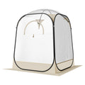 Pop up Sports Tent, 50X50 in Clear Bubble Tent for 1 Person, Waterproof Outdoor Pod with Floor Mat & Top Cover, Garden Igloo Dome Tents Camping Shelter for Events Fishing Cheering