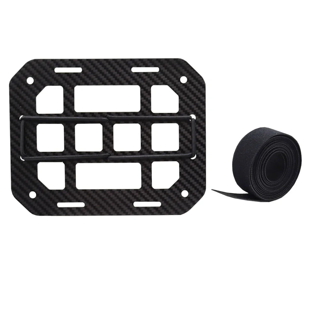 MOLLE Headrest Panel, Carbon Fiber Vehicle Seat Back Organizer