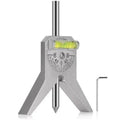 Pipe Center Finder, 4 in Y-Head Centering Tool with Bubble Protractor