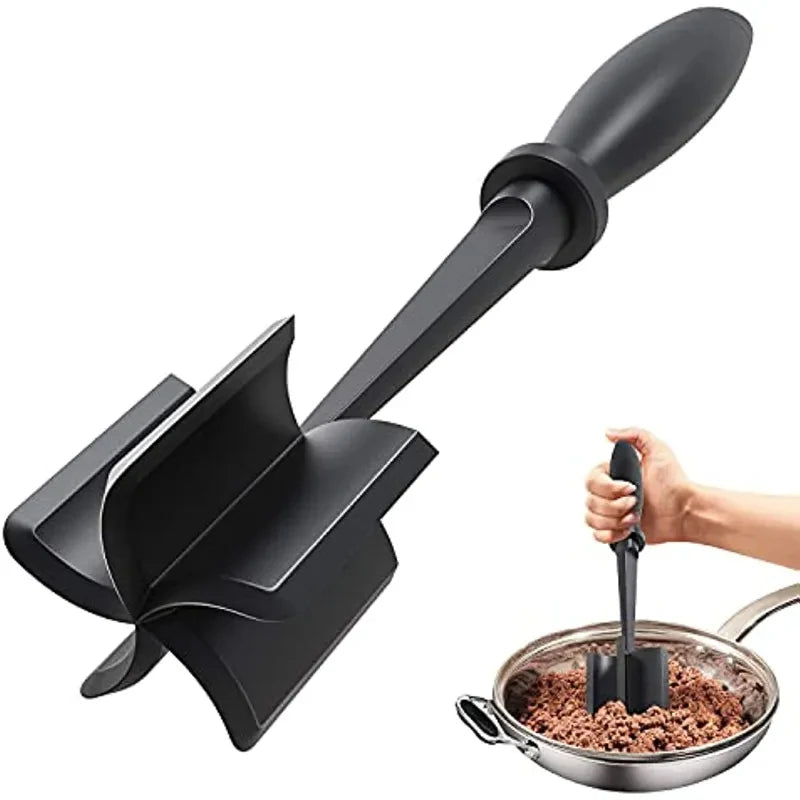 Meat Chopper for Ground Beef, Nylon Masher and Stirrer – image 9