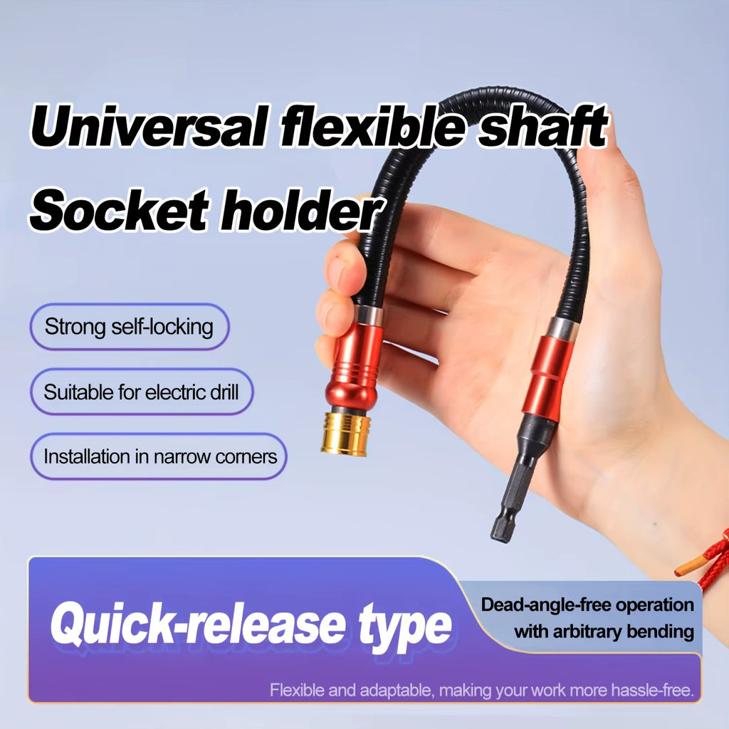 Flexible Drill Bit Extension Shaft 1/4in Hex for Tight Spaces – image 2