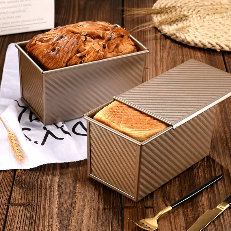 Nonstick Bread Loaf Pan with Lid – image 2