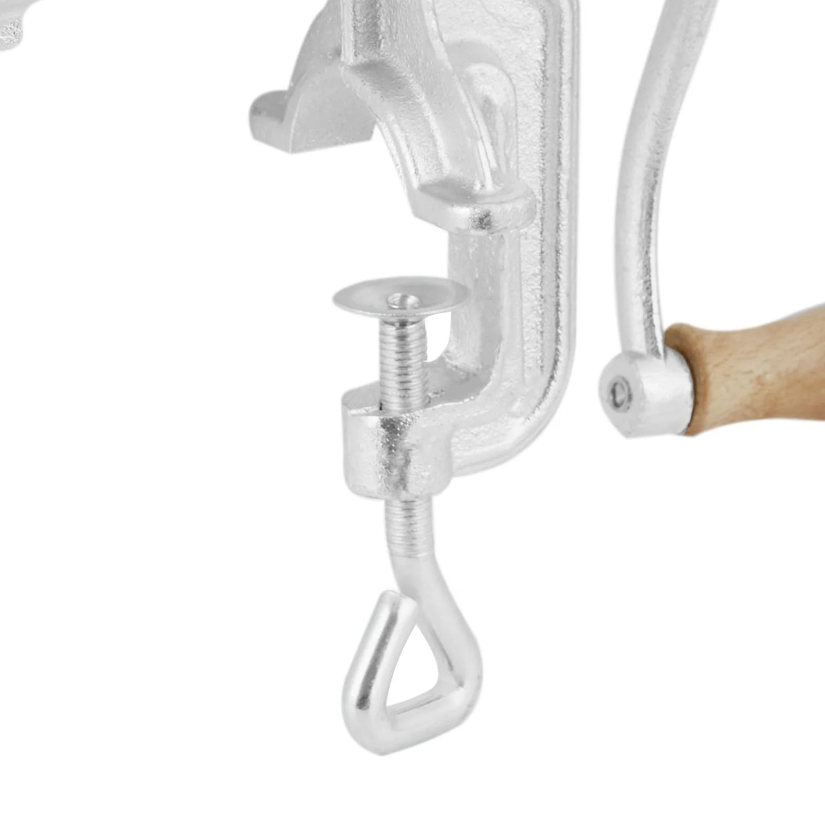 Manual Meat Grinder, Cast Iron Hand Mincer & Sausage Maker with Clamp – image 3