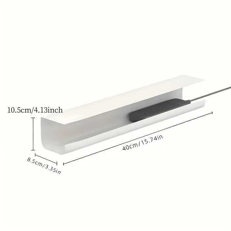 Under Desk Cable Management Tray, 40 cm Adhesive – image 3