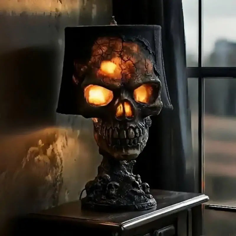 Halloween Skull Lamp - Weather Resistant LED Outdoor Garden Decoration
