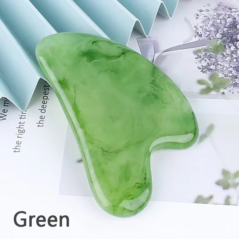 Gua Sha Board Heart-Shaped Resin Facial Massage Tool – image 7