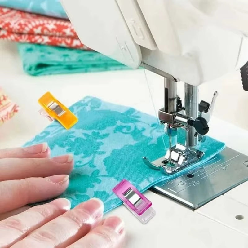 Sewing Clips 50/100 Pack Multipurpose Fabric and Quilting Clips – image 3