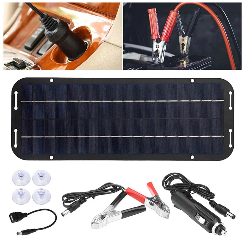 Solar Trickle Charger, 30W 12V Battery Maintainer Kit – image 3