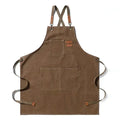 Canvas Work Apron – Cotton Shop and Grill Apron, Unisex