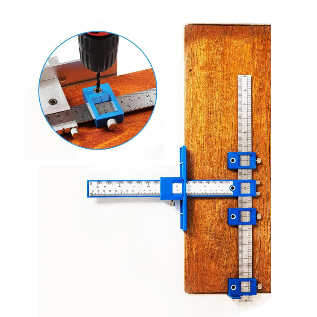 Cabinet Hardware Jig – Drill Guide for Handles and Knobs – image 2