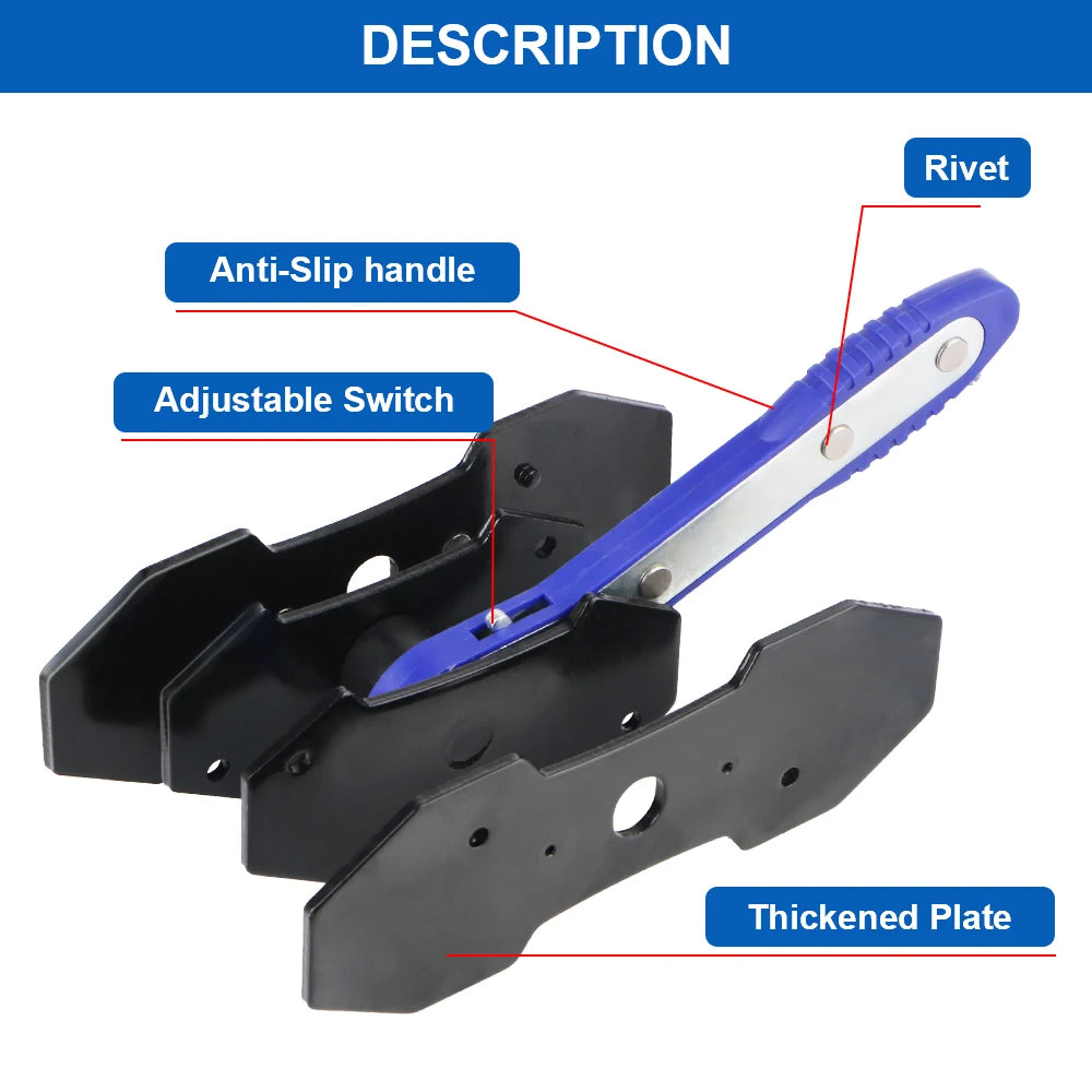Disc Brake Caliper Spreader – Ratchet Piston Compressor Tool – image 4