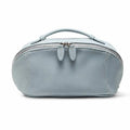 Flat Lay Makeup Bag, PU Leather Travel Cosmetic Organizer