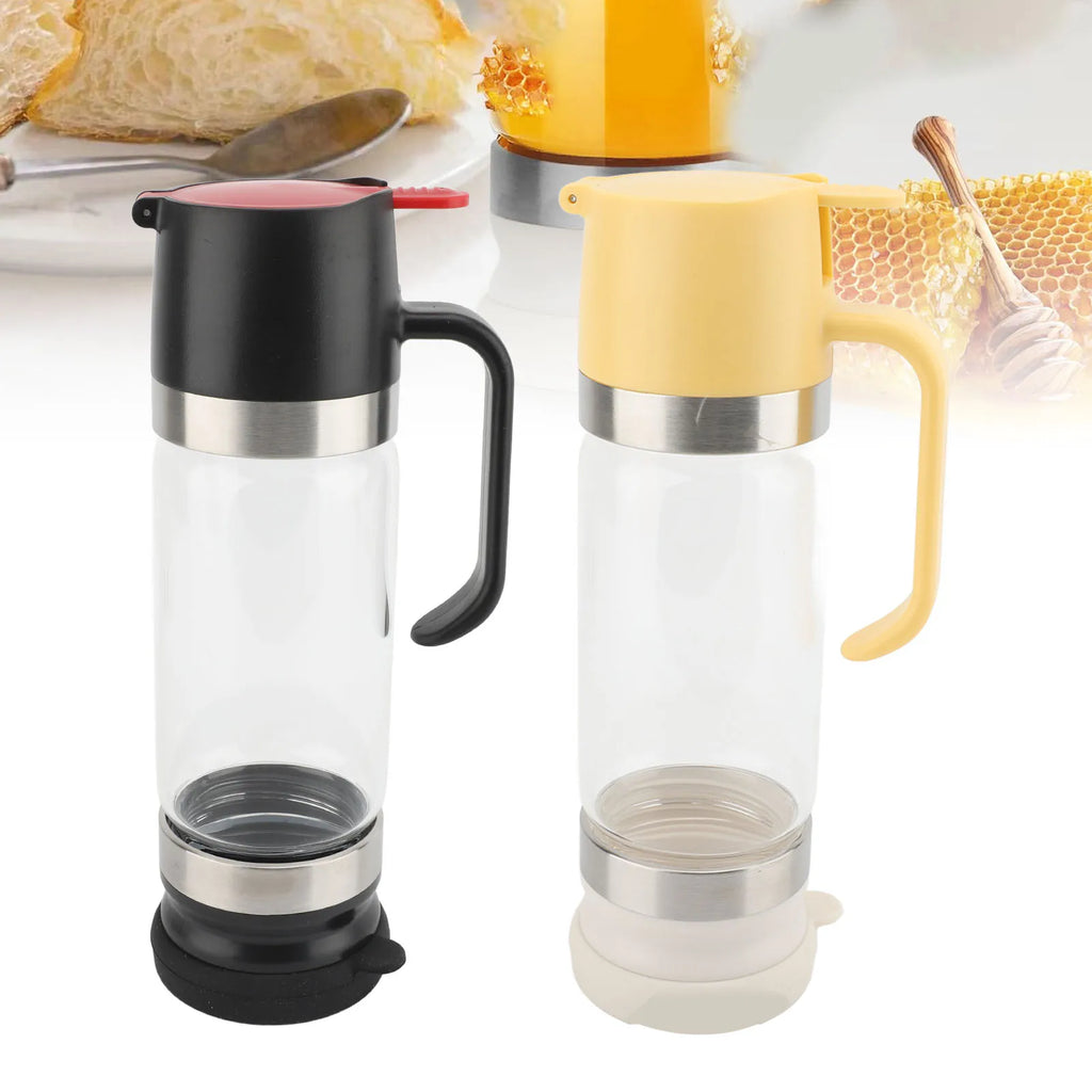 No-Drip Glass Honey Dispenser 350ml – image 2