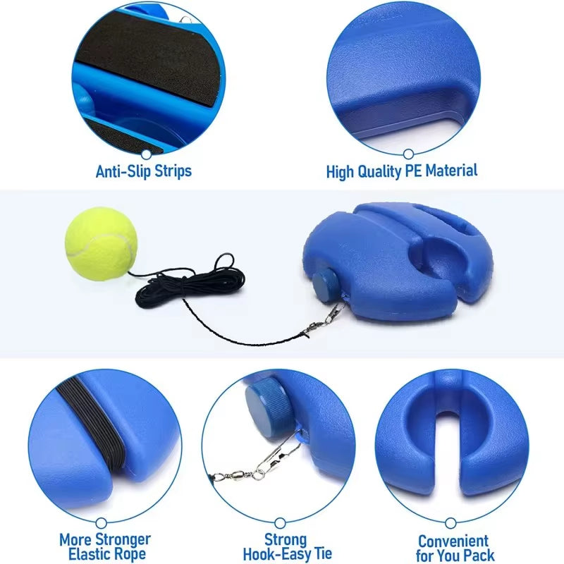 Tennis Trainer Rebound Ball with Heavy Base and Elastic Cord – image 5