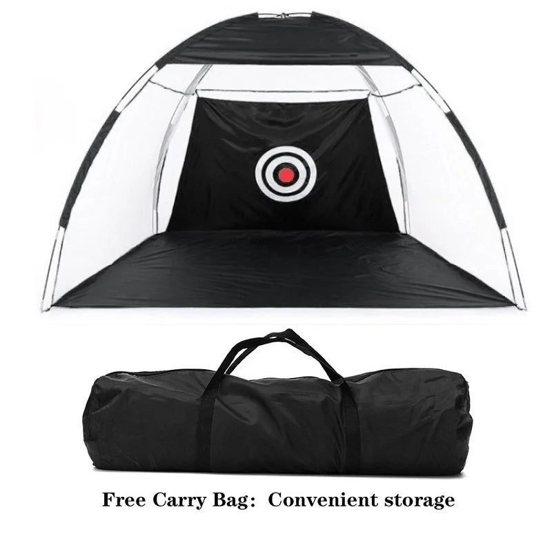 Foldable Golf Hitting Cage 118 x 71 x 79 in, Indoor Outdoor Net – image 1