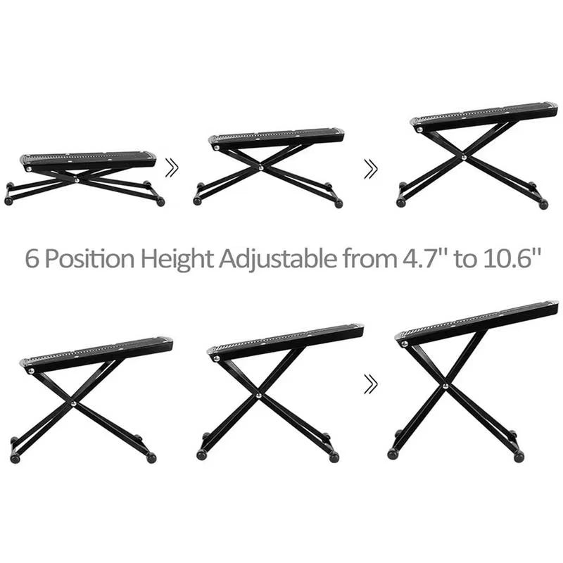 Foldable Pedicure Foot Rest Stand with 6 Height Settings – image 4
