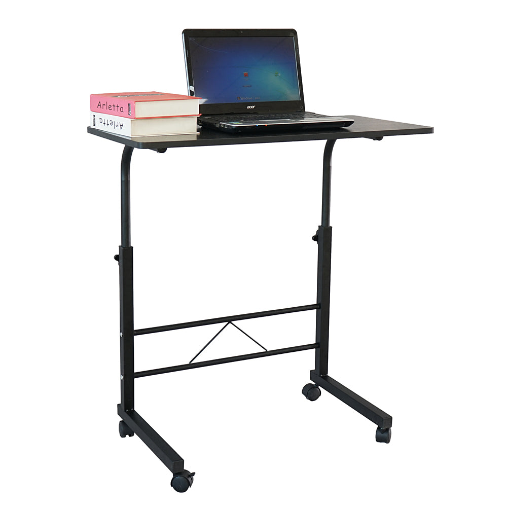 Rolling C-Shaped Laptop Table, Height Adjustable – image 4