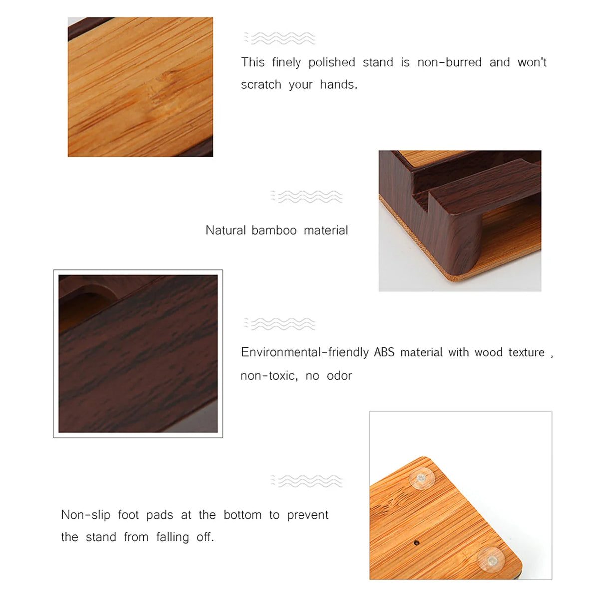 Wooden Phone Stand with Sound Amplifier – image 4