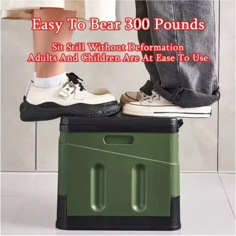 Portable Folding Camping Toilet with 20 L Tank, 330 lb Capacity – image 4