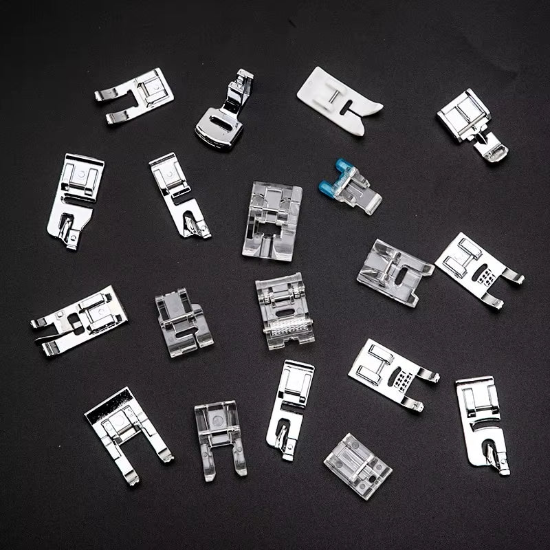 32-Piece Sewing Machine Presser Foot Set for Quilting and Hemming – image 4