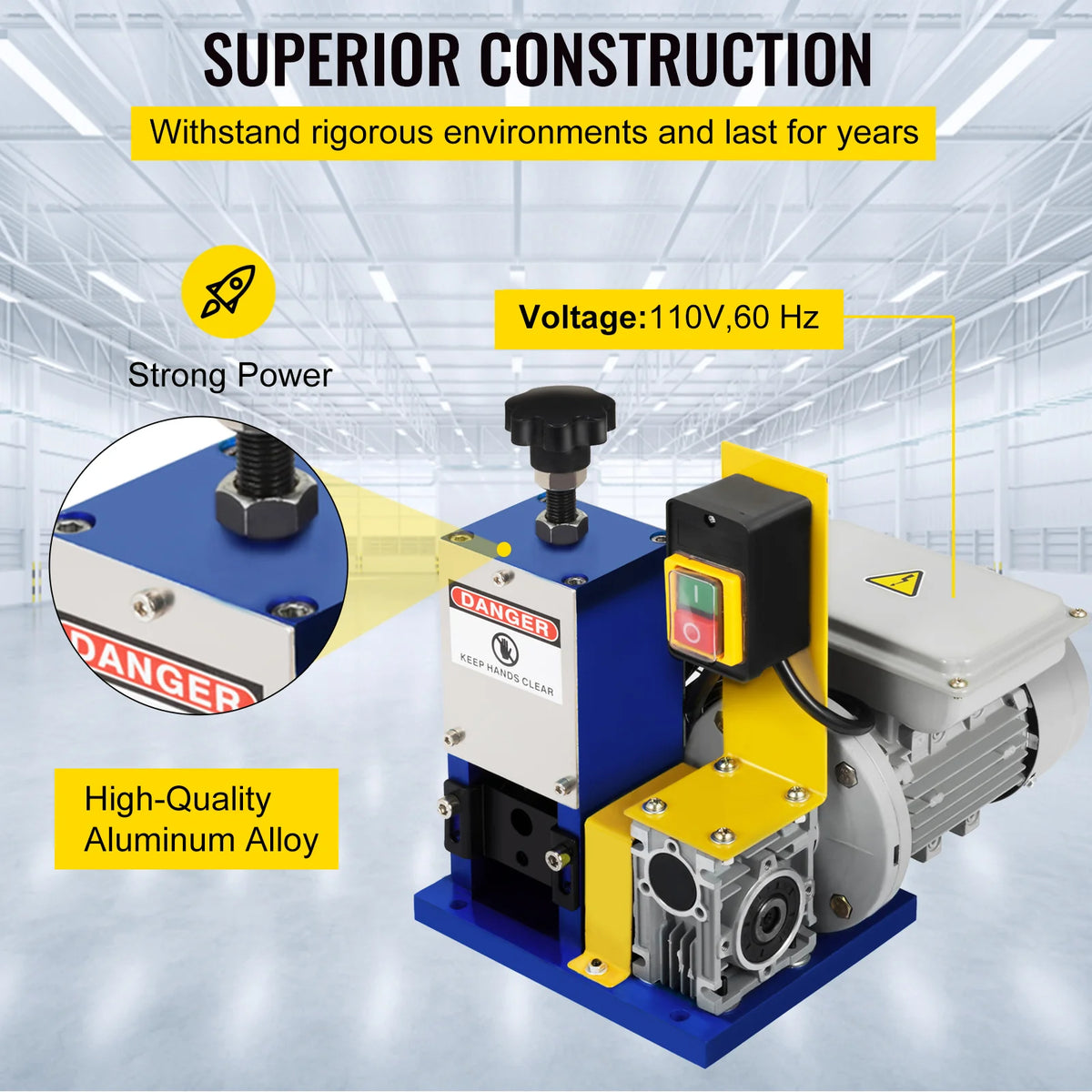 Electric Wire Stripping Machine 180W for 0.05-1 in Scrap Wire – image 3