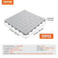 Garage Floor Tiles 25-Pack, 12x12-Inch Interlocking Non-Slip