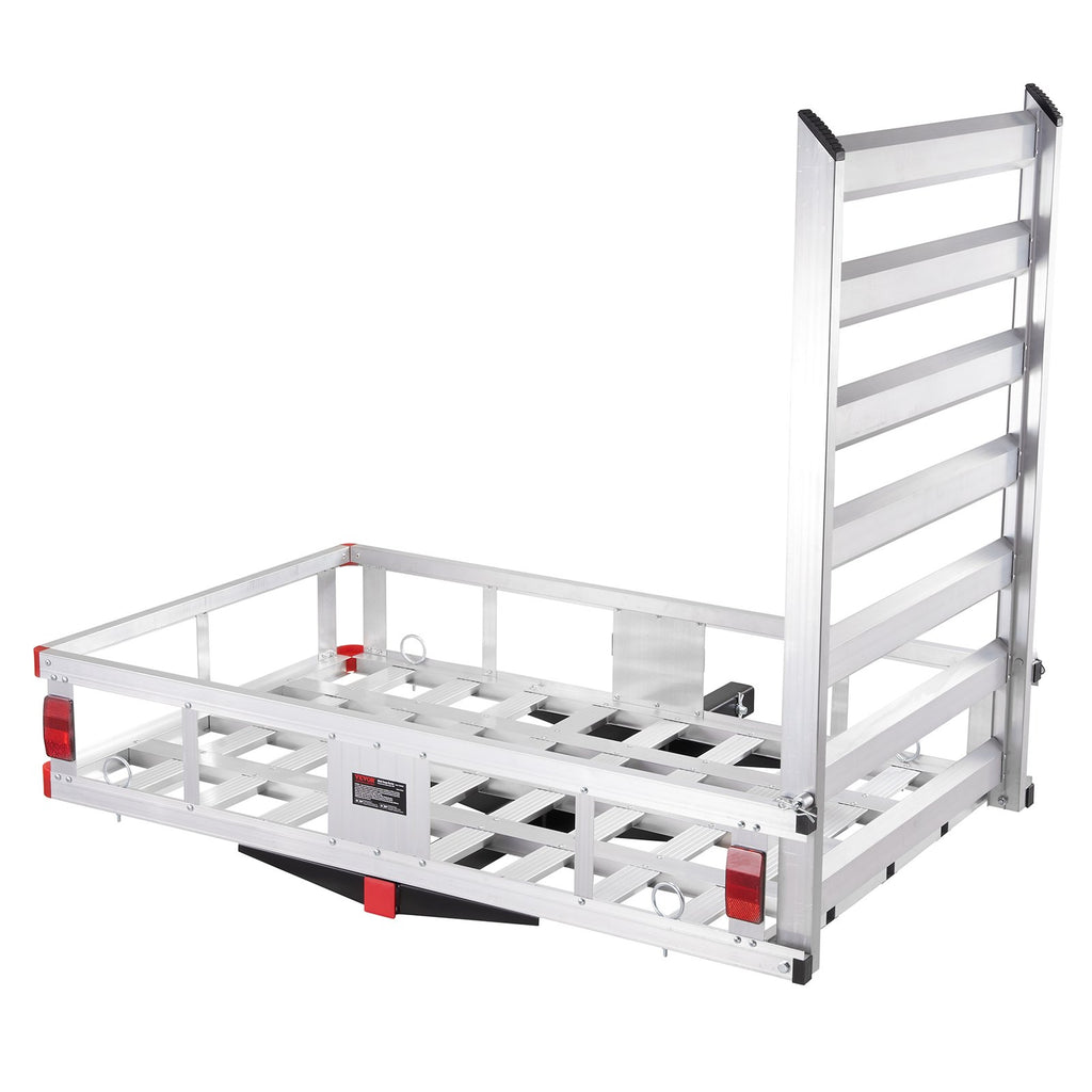 Hitch Cargo Carrier Aluminum 500 lb with Folding Ramp, 2 in Receiver – image 3