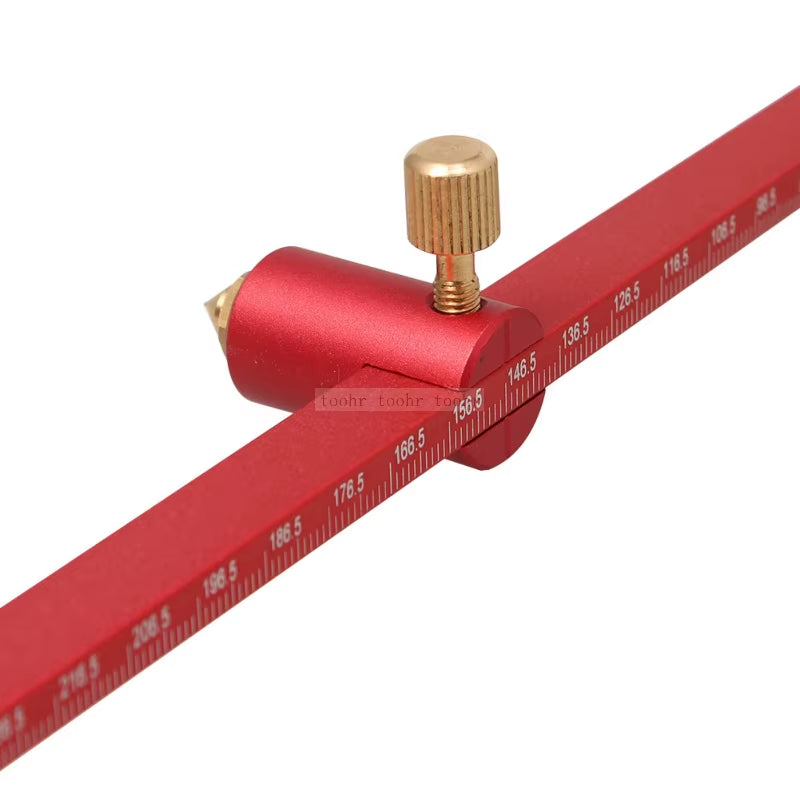 Center Finder Ruler – 300 mm Woodworking Scribing Gauge – image 6