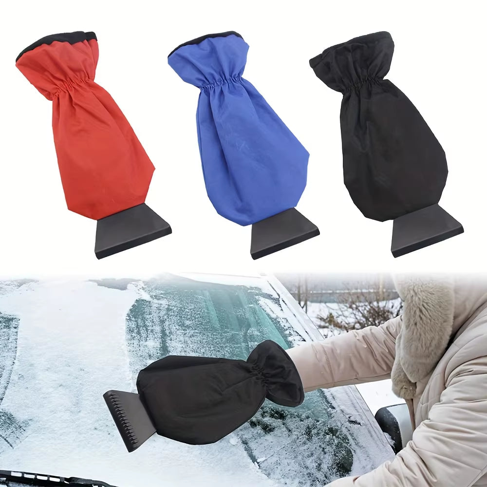 Ice Scraper with Glove – Windshield Snow Scraper and Thermal Mitt – image 6