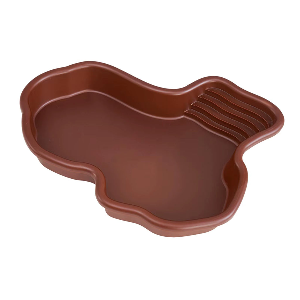 Reptile Bathing Pool with Ramp, Large Turtle and Tortoise Water Dish – image 6