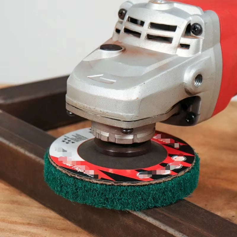 Non-Woven Flap Polishing Wheel for Welding Cleanup, Angle Grinder