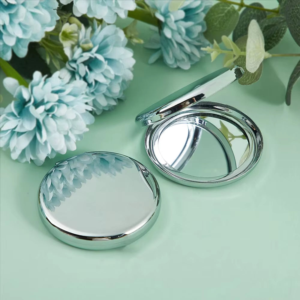 Compact Pocket Makeup Mirror - Elegant Gift for Bridesmaids – image 2