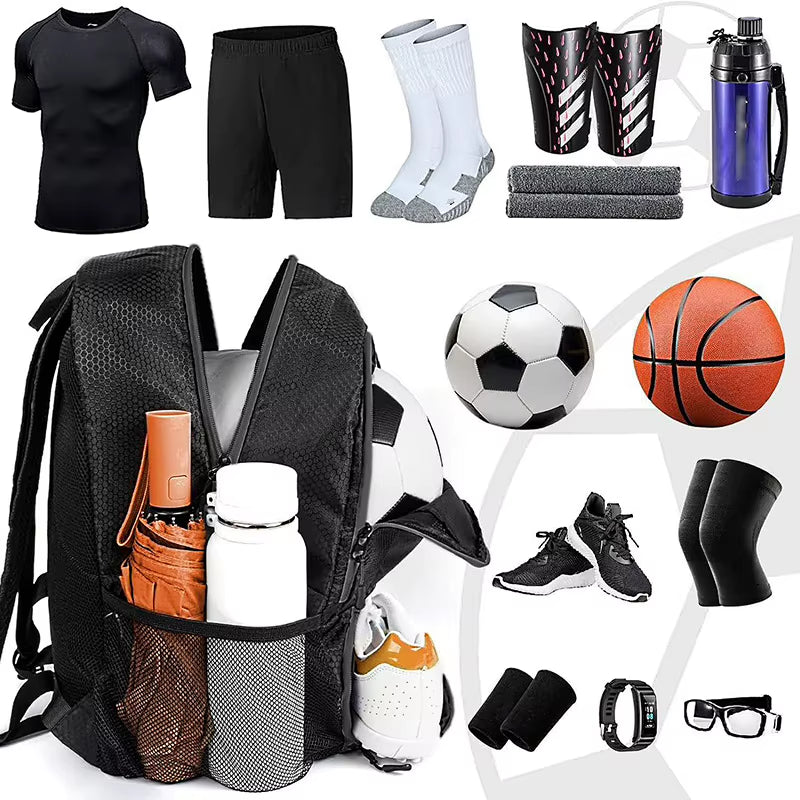 Waterproof Sports Ball Backpack for Football, Basketball, Volleyball – image 6