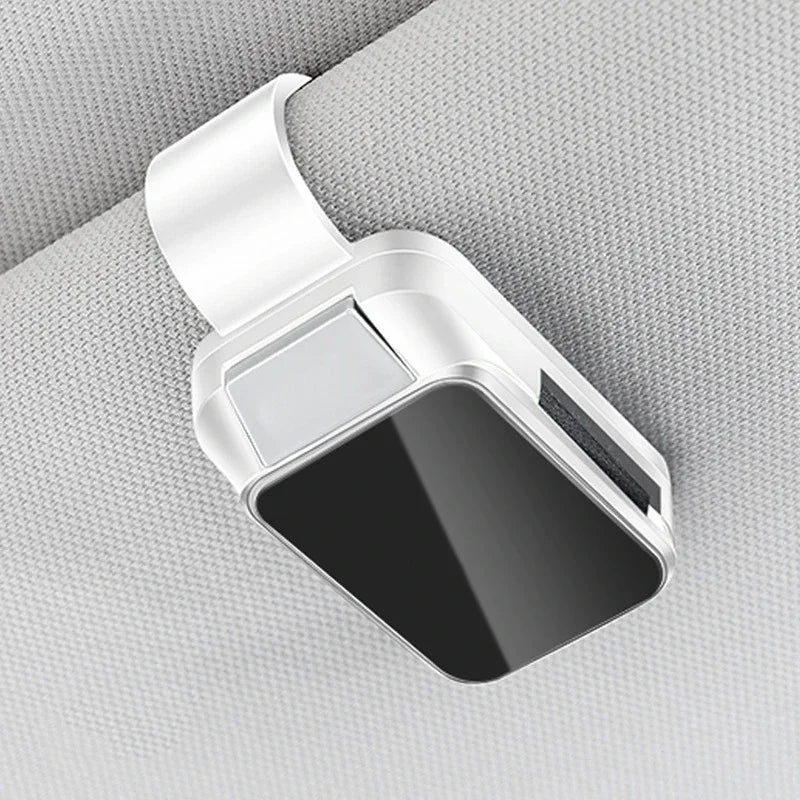 Sun Visor Glasses Clip – Car Eyeglass Holder with Alloy Buckle