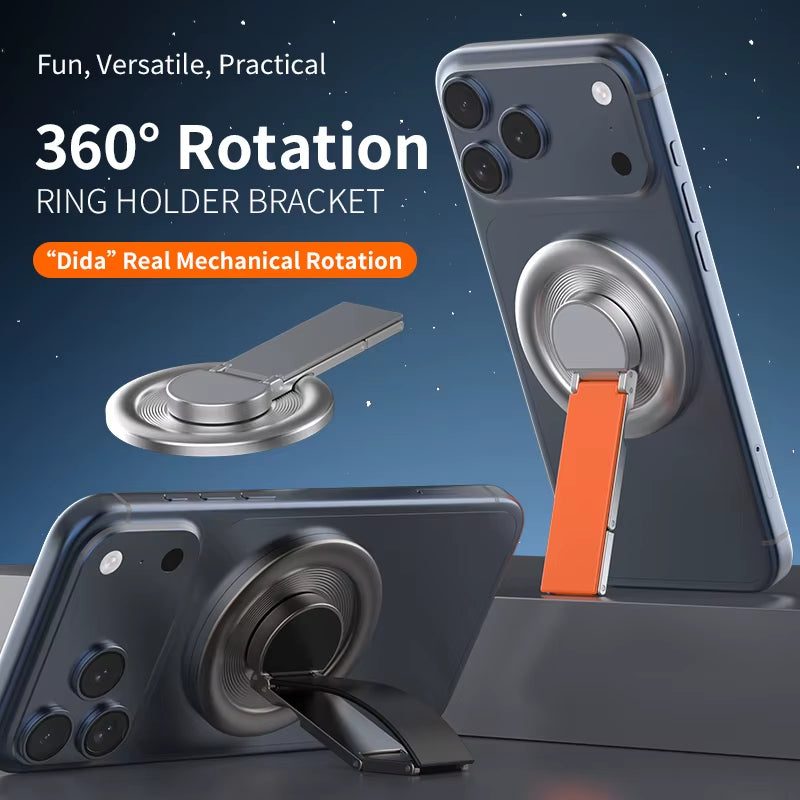 Magnetic Phone Ring Holder, 360-Degree Rotating Finger Grip – image 2