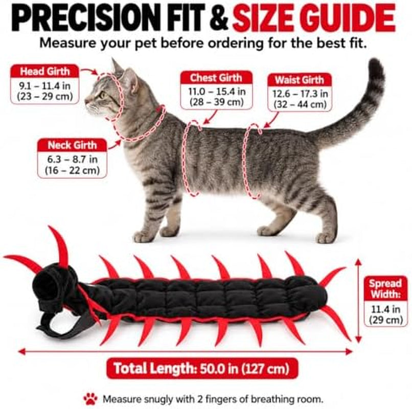 Centipede Cat Costume for Halloween, Cats and Small Dogs – image 8