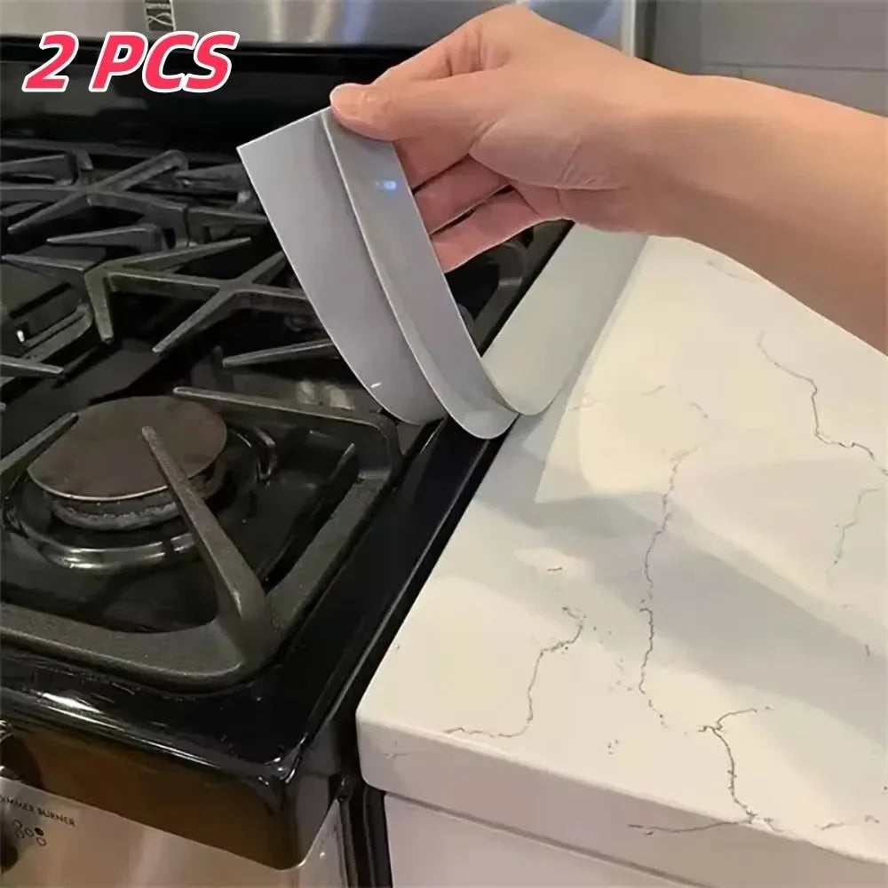 Stove Gap Cover Strip 2-Pack - Self-Adhesive T-Shaped Counter Seal – image 11