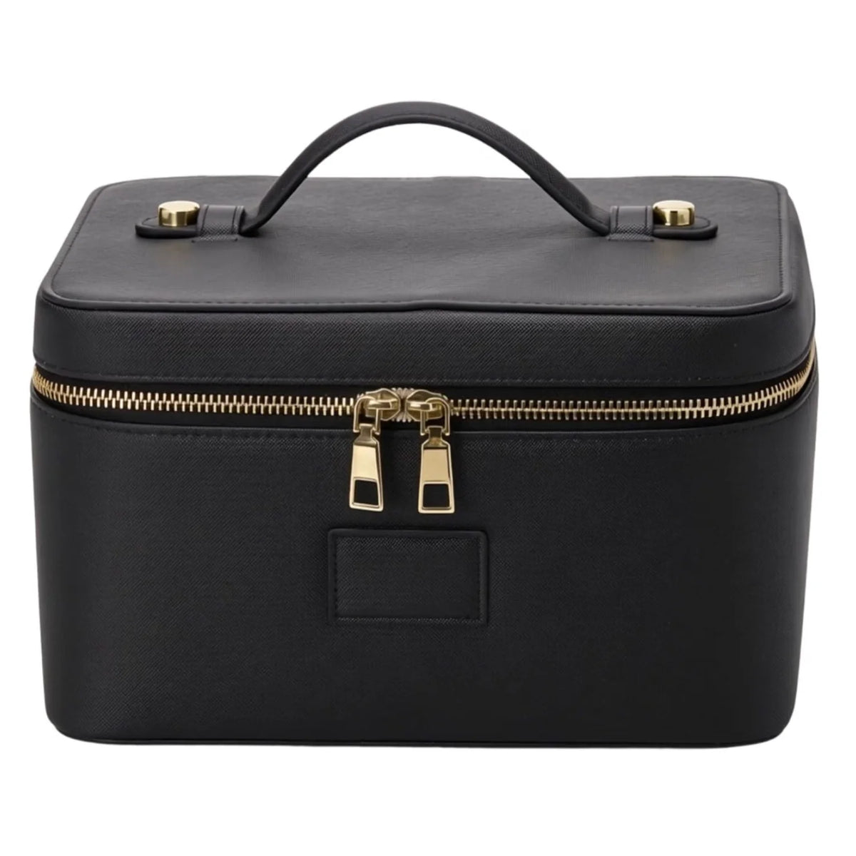 Makeup Organizer Bag, PU Leather Travel Case with Dividers