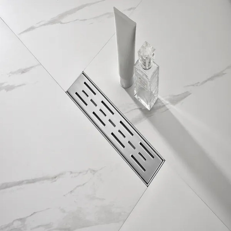 Plumbing 12 in Linear Shower Drain 304 Stainless with Hair Strainer