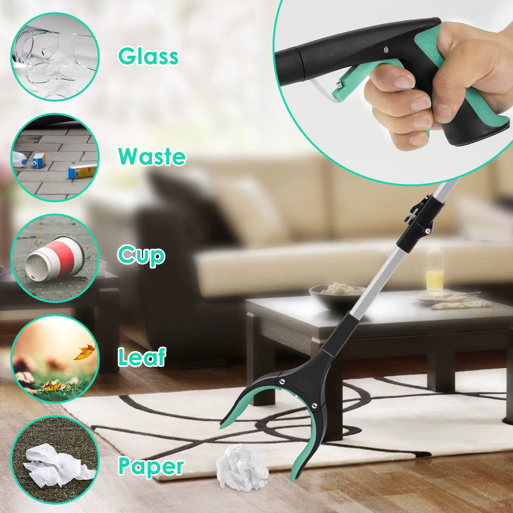 Litter Picker Grabber - Foldable 43 in Reacher with Rotating Jaw – image 5
