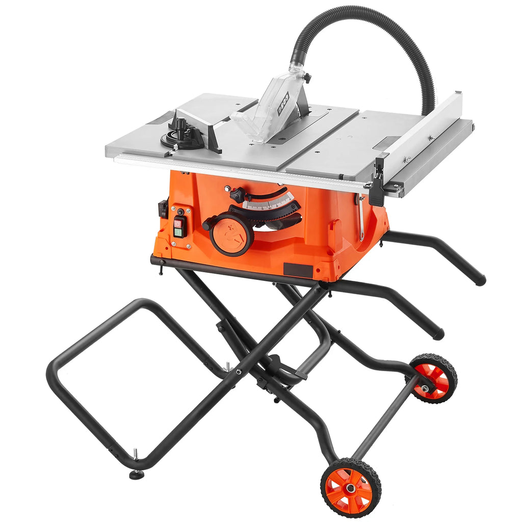 Table Saw with Stand, 10 in 15 Amp Jobsite Saw with 25 in Rip – image 11